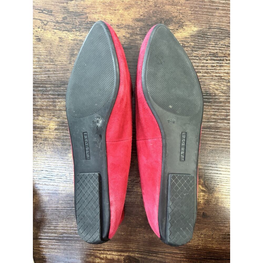 Talbots Francesca Keepers in a vibrant red suede 10.5M - Picture 2 of 5